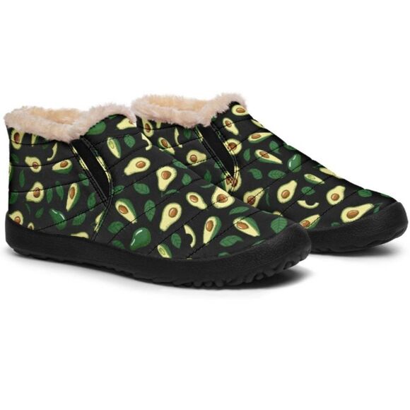 Like New Raad Shop‎ I Love Avocado Unisex Custom Print Anti-slip Winter Sneakers - Picture 5 of 14